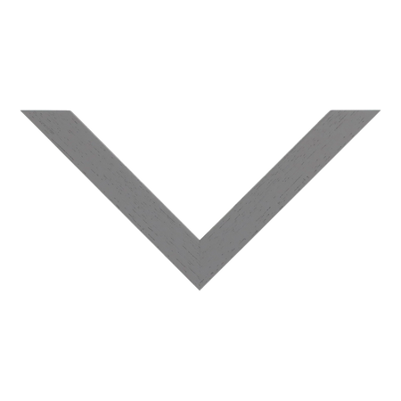 Top view of Cube picture frame in grey grain