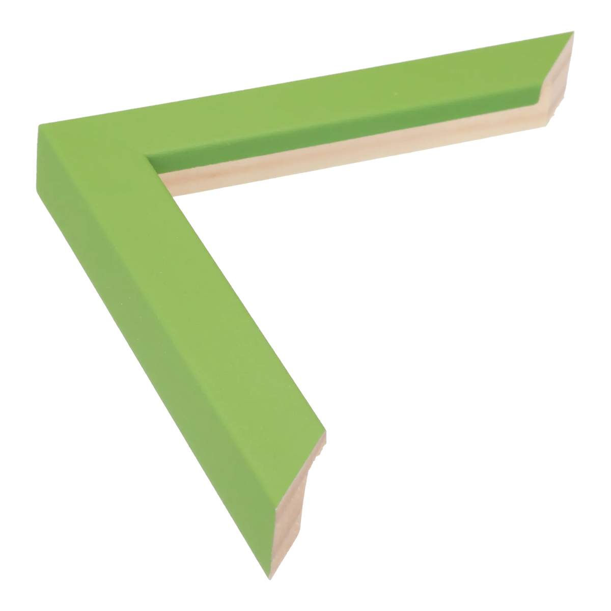 Cube in green picture frame