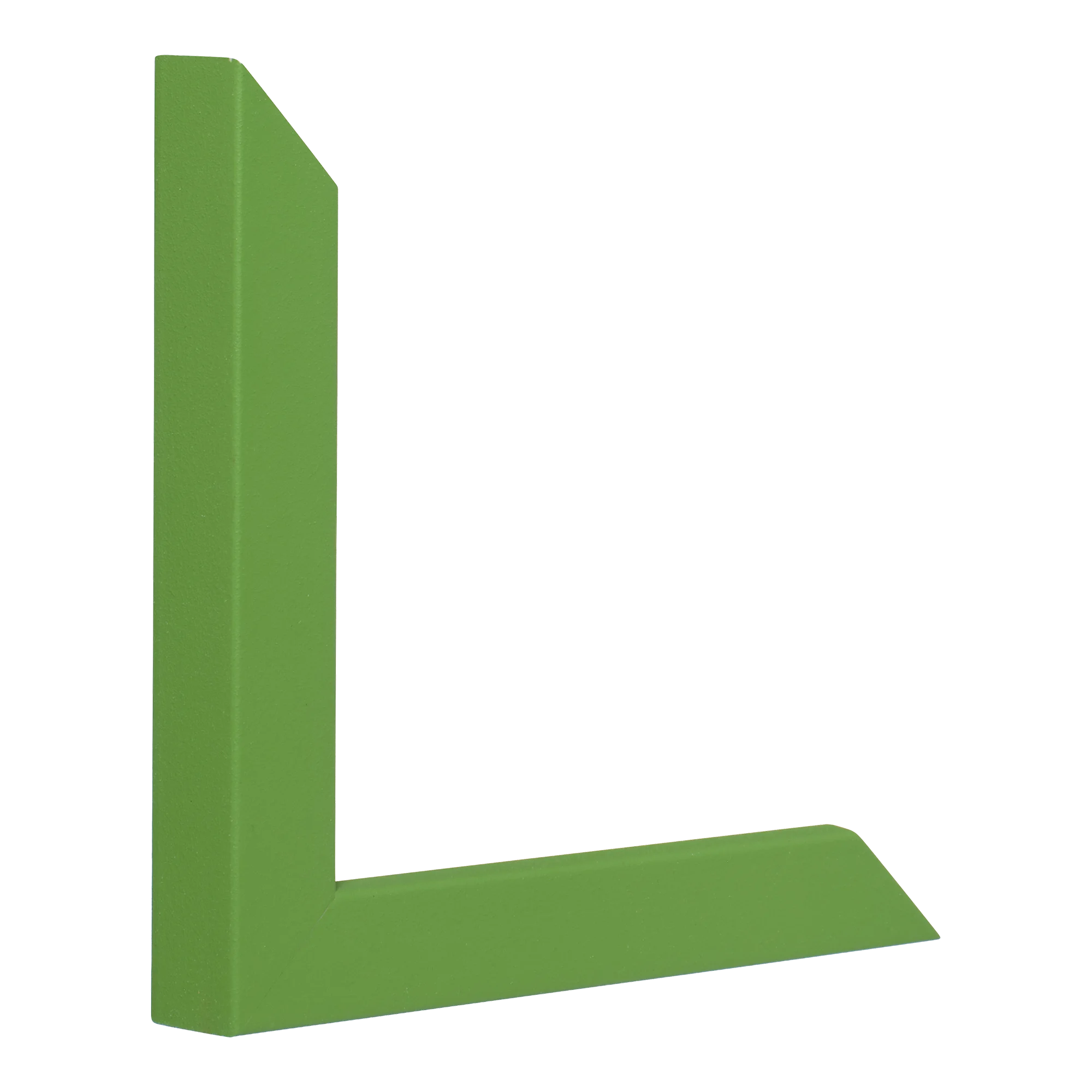 Vertical view of cube green picture frame