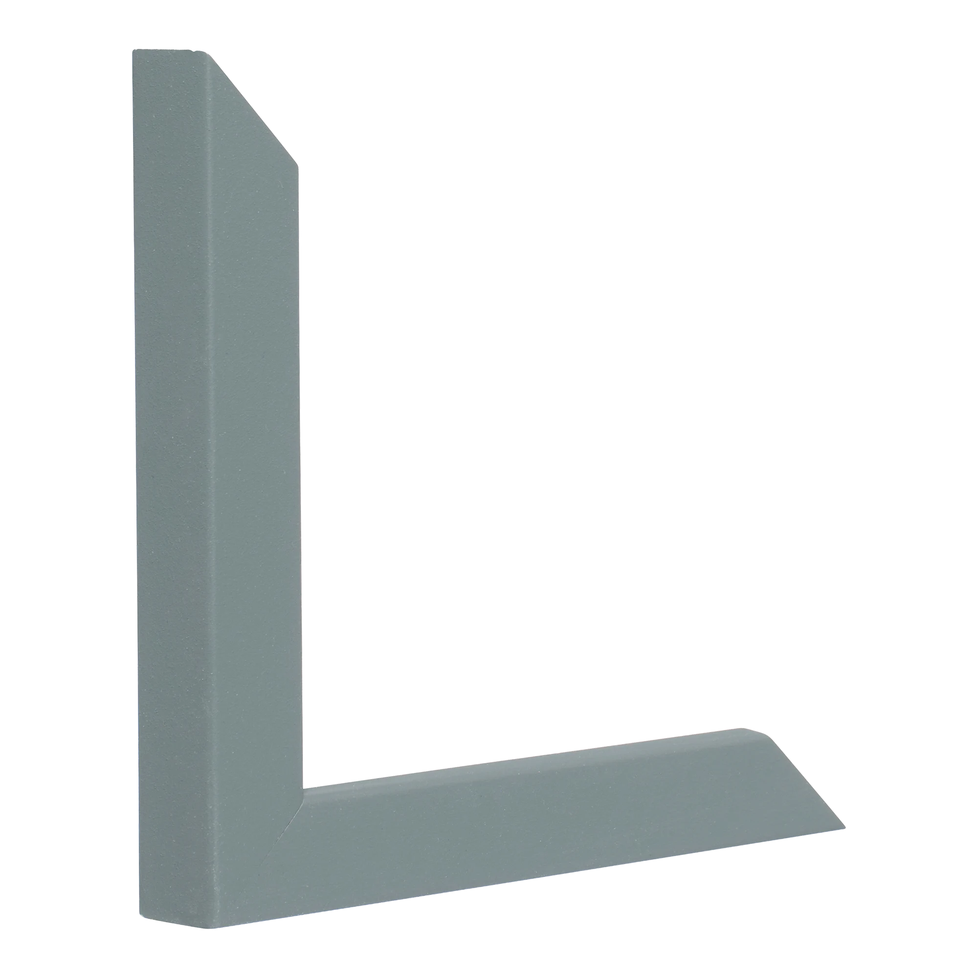 Vertical view of cube grey picture frame