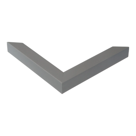 Corner view of Cube in grey picture frame