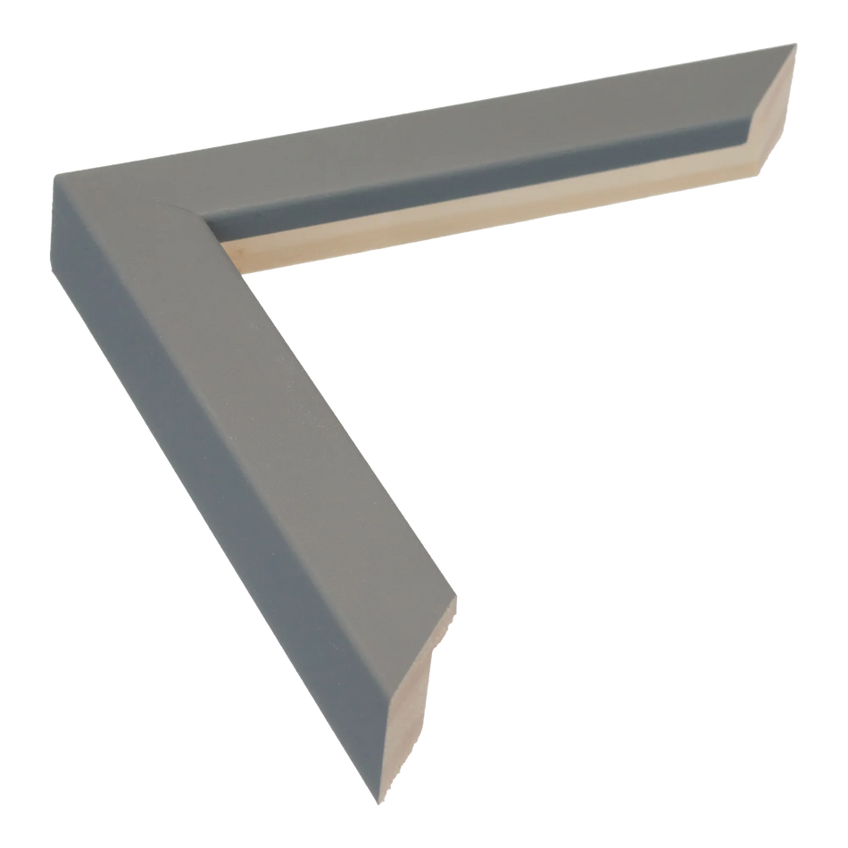 Cube in grey picture frame