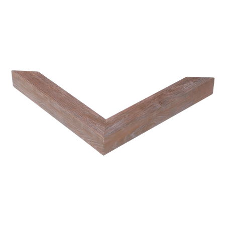 Corner view of Cube in honey picture frame