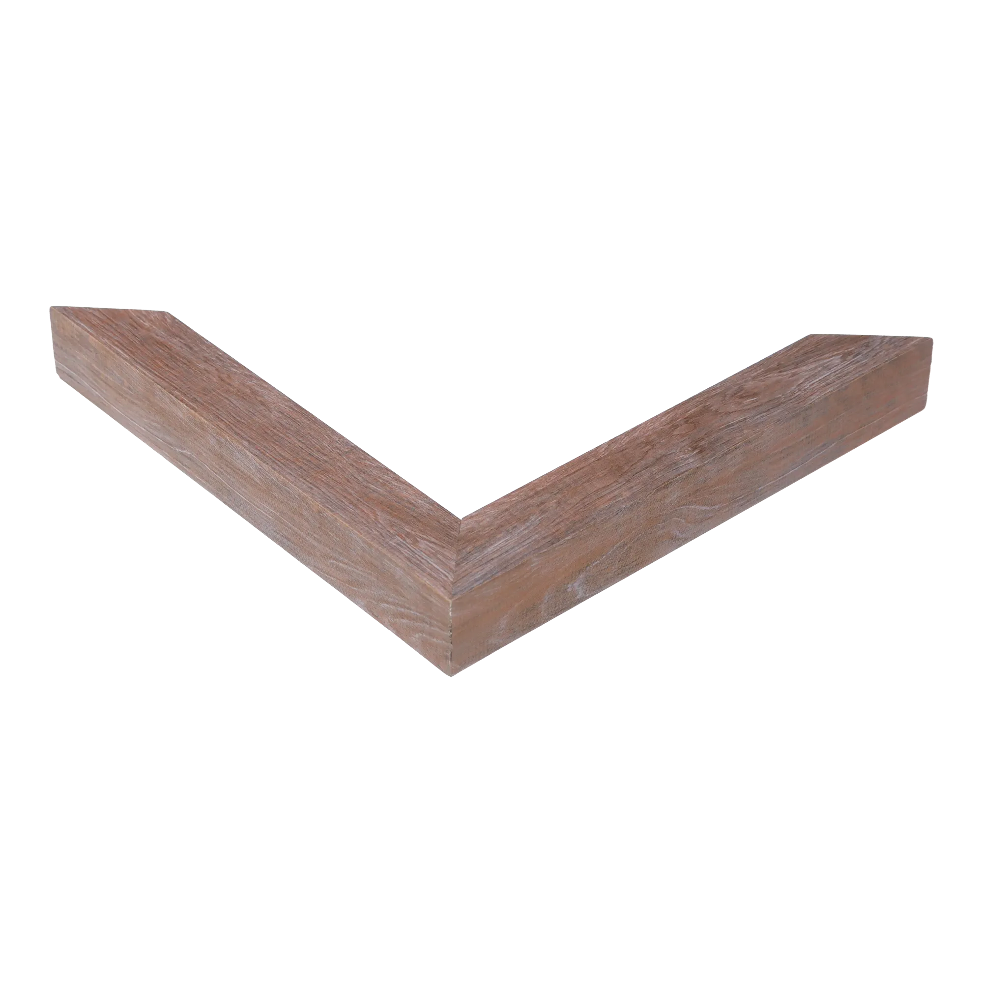 Corner view of Cube in honey picture frame