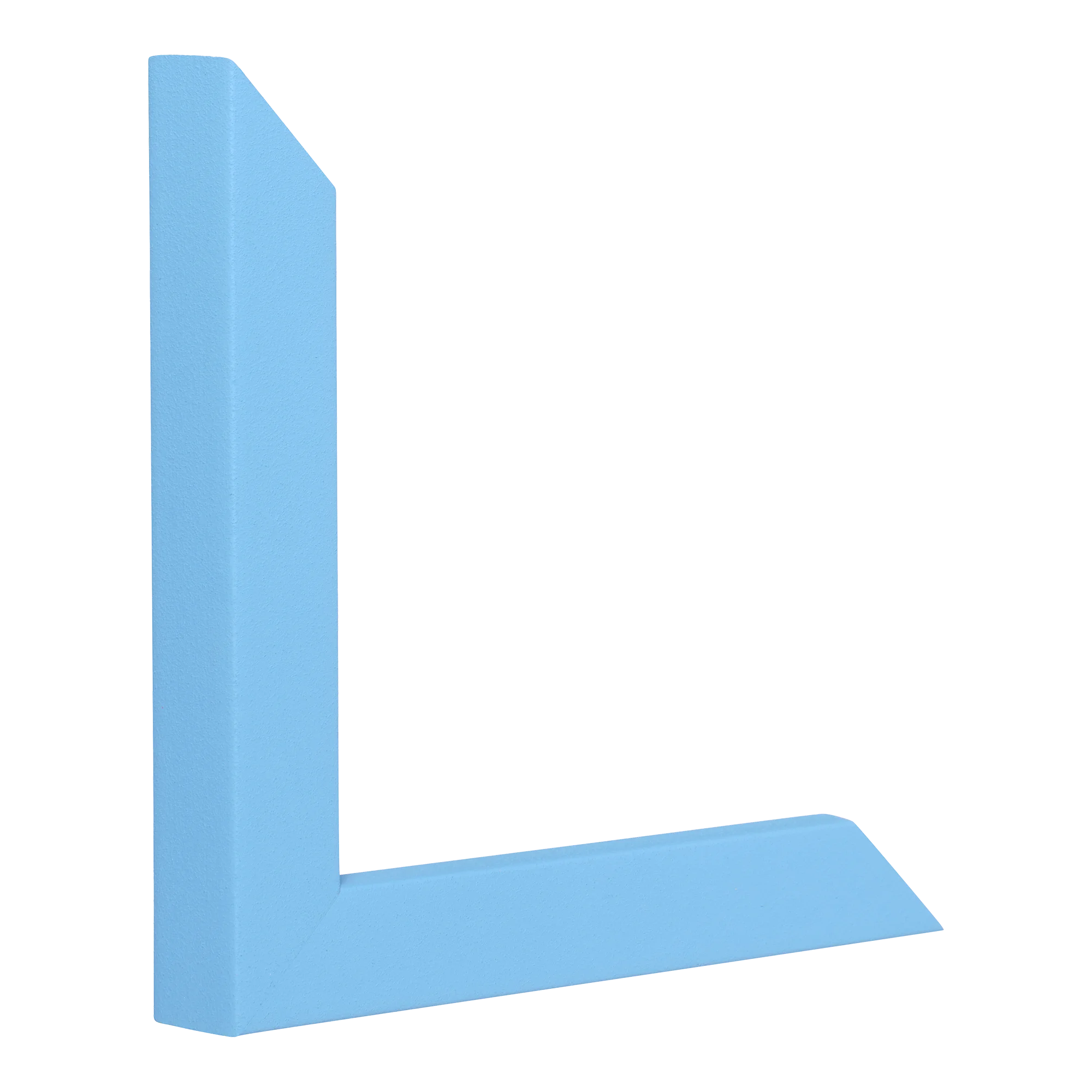 Cube in light blue picture frame