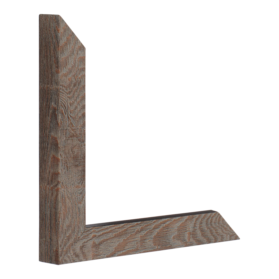 Vertical view of cube mink picture frame sample