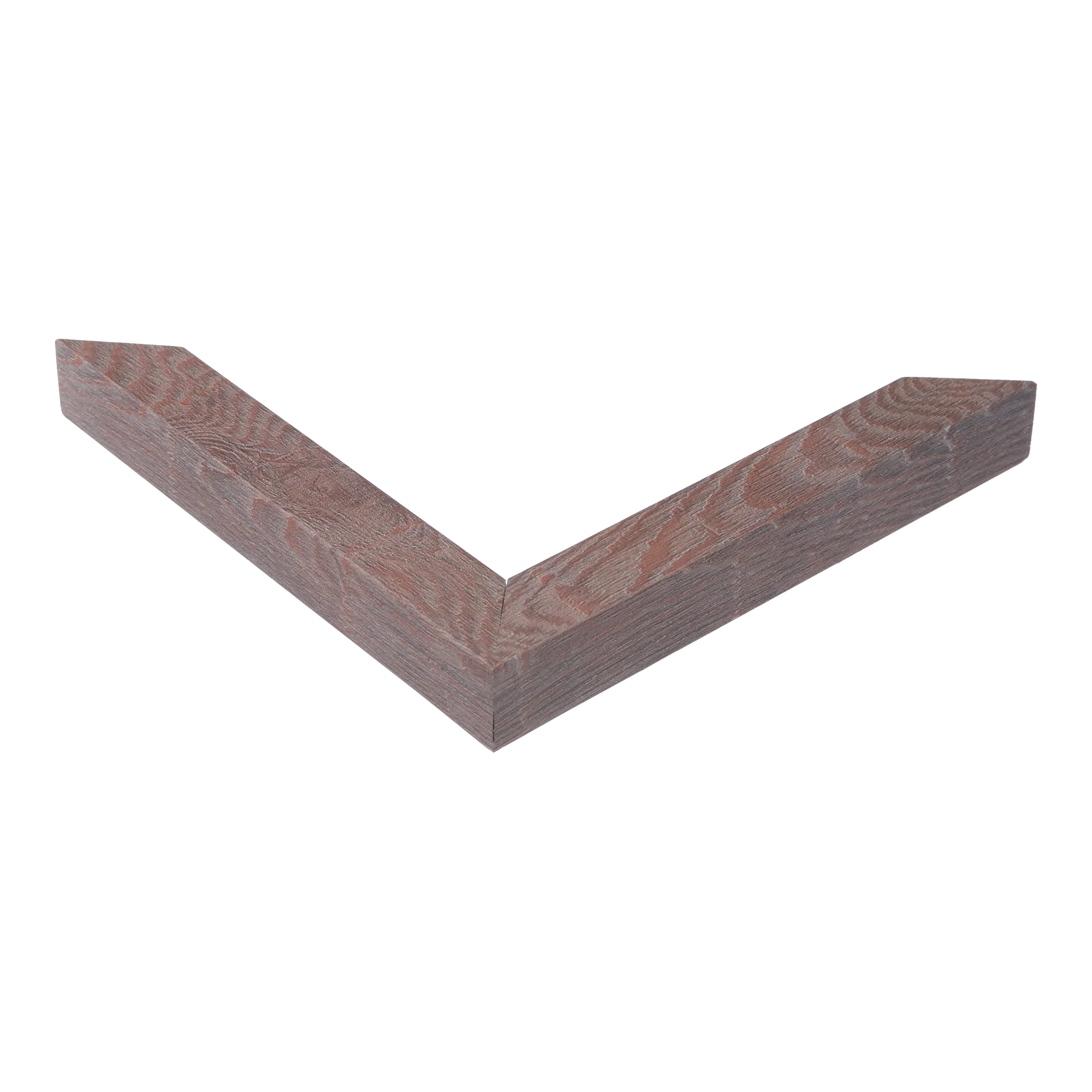 Corner view of Cube in mink picture frame