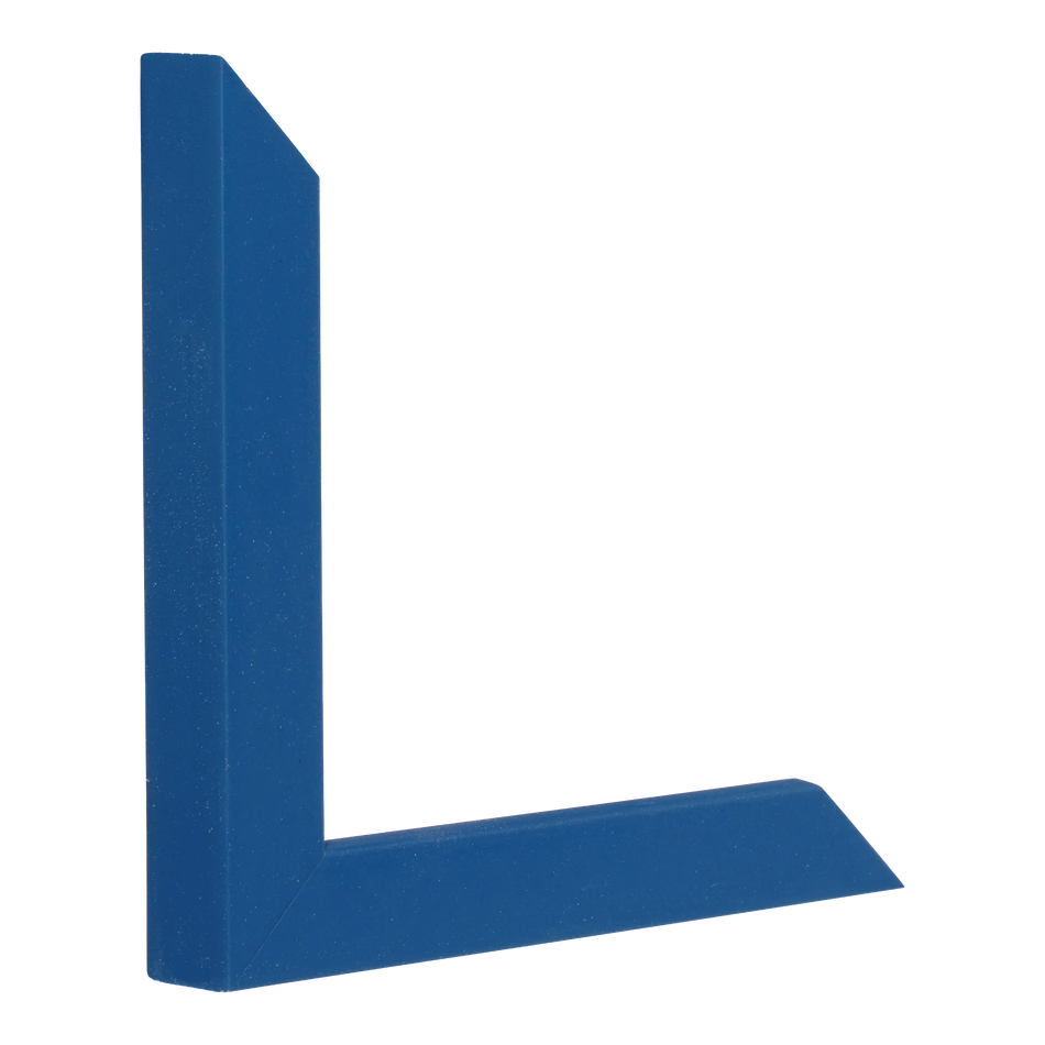 Cube in navy blue picture frame