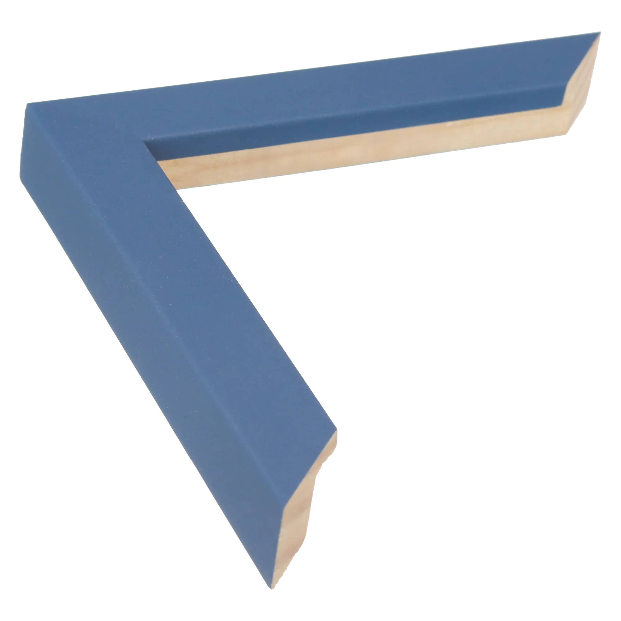 Cube in navy blue picture frame