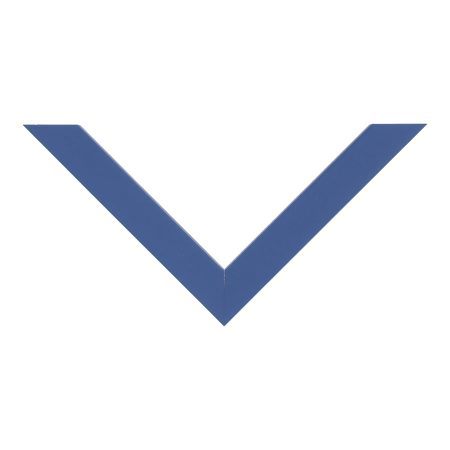 Top view of Cube picture frame in navy blue