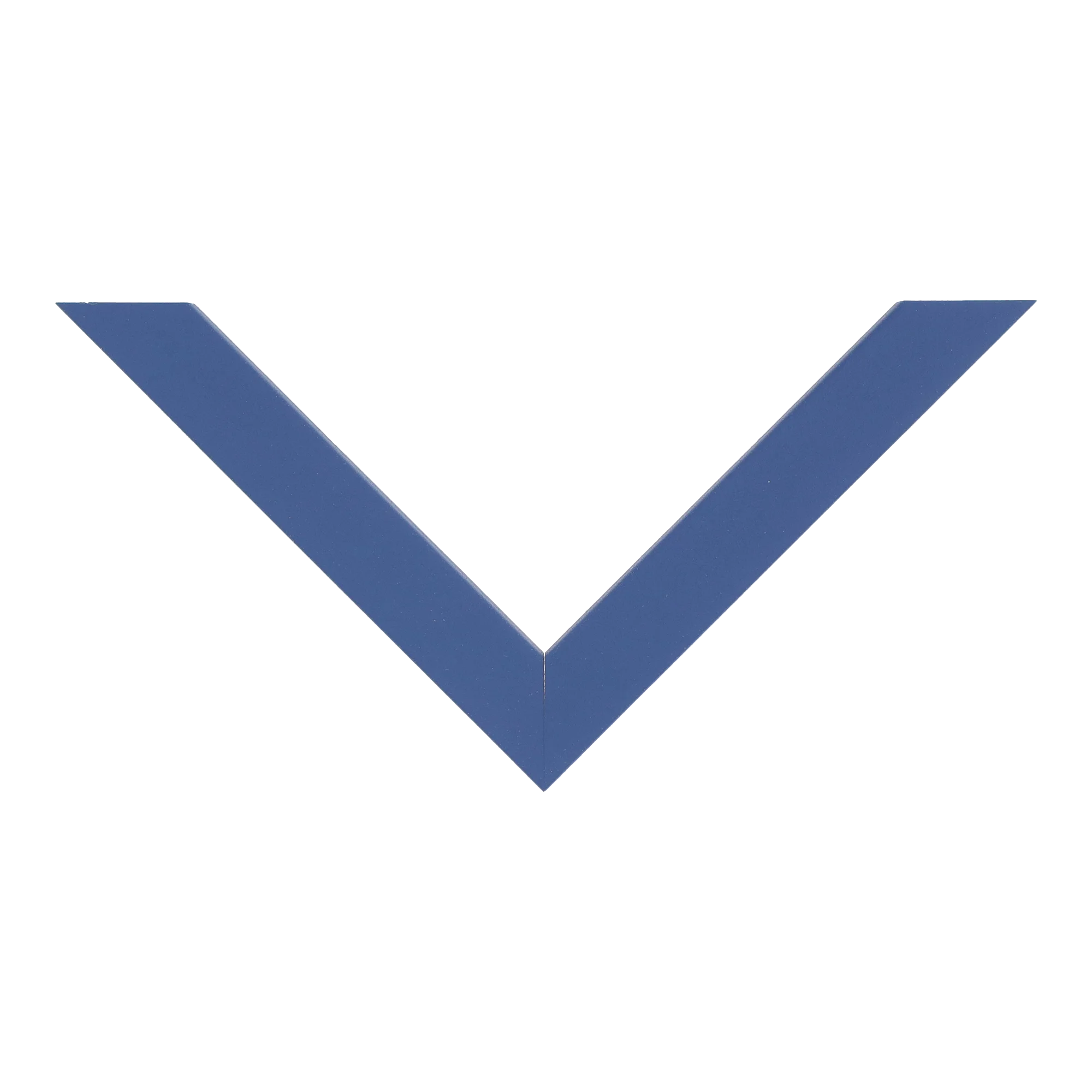 Top view of Cube picture frame in navy blue