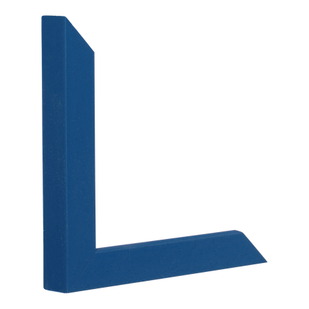 Cube in navy blue picture frame