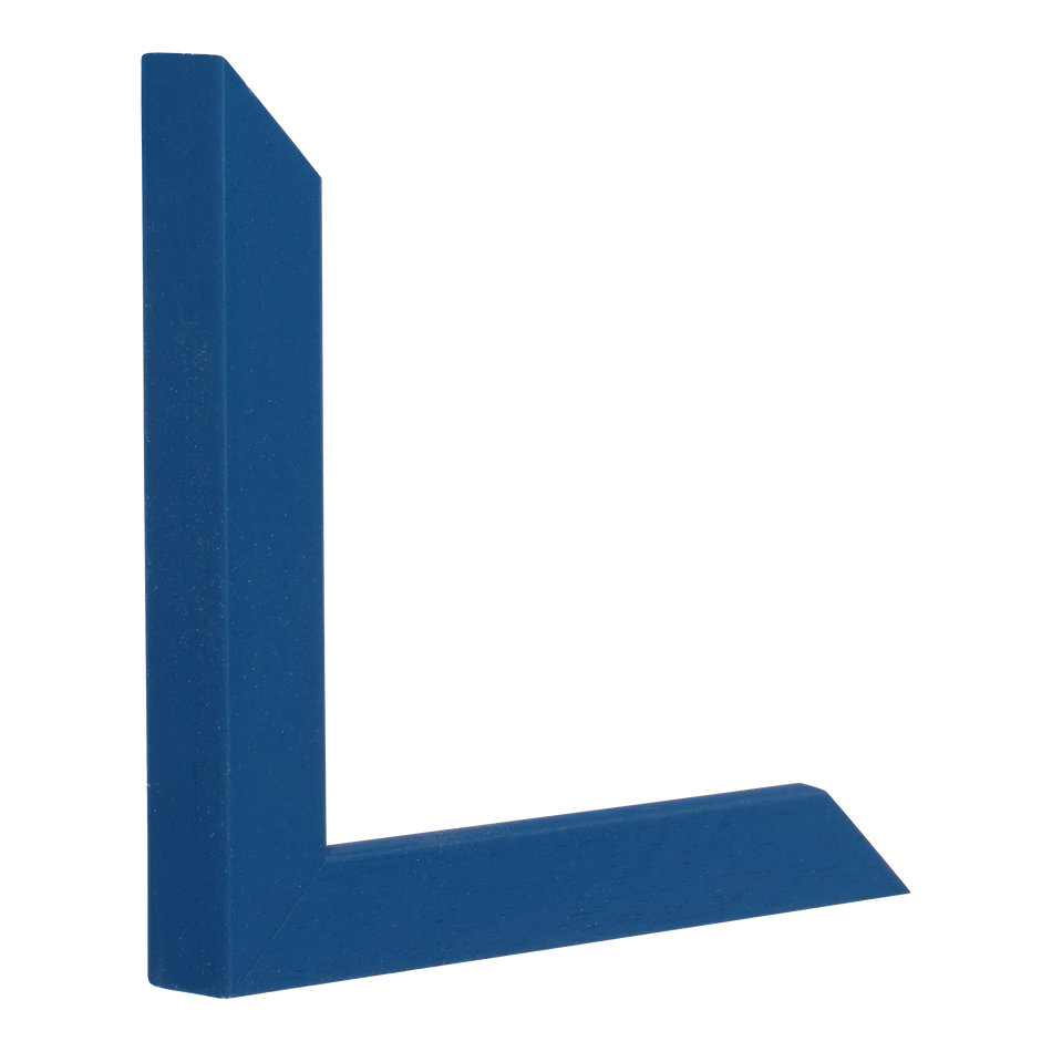 Cube in navy blue picture frame