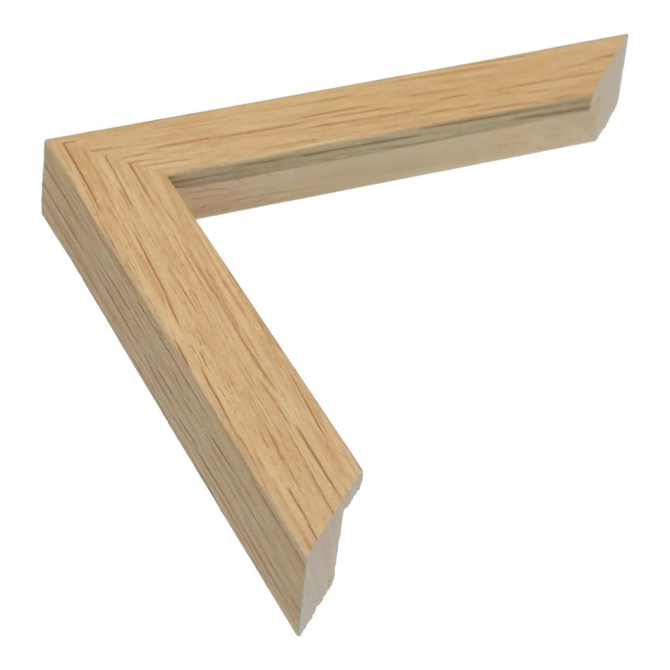 Cube in oak picture frame