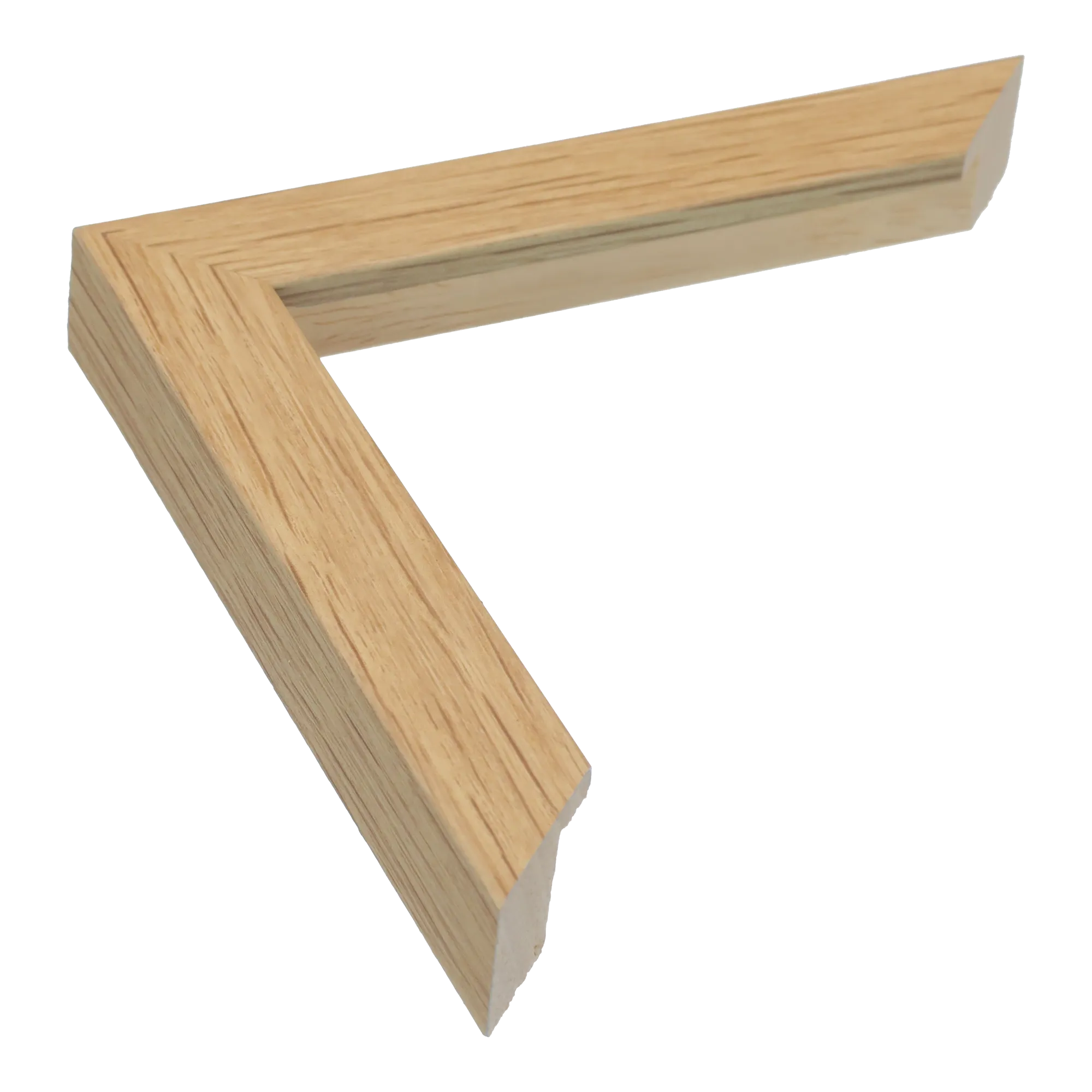 Cube in oak picture frame