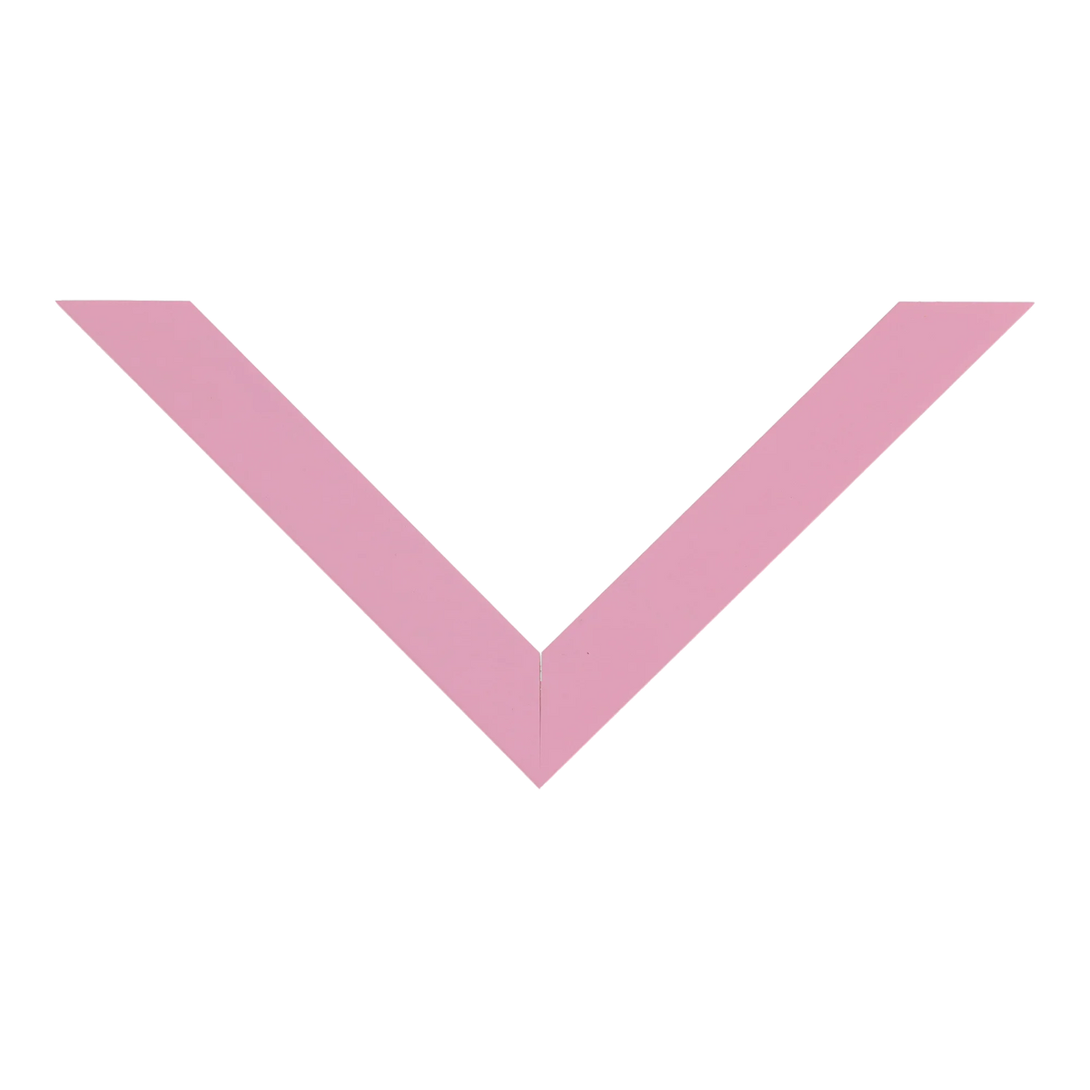 Top view of Cube picture frame in pink