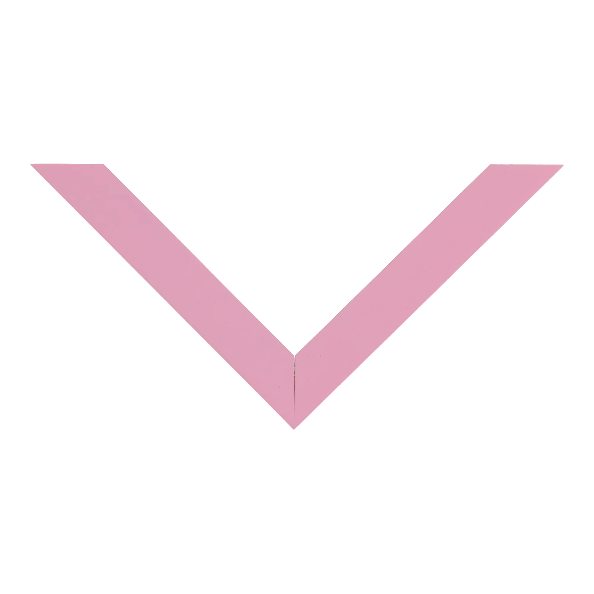 Top view of Cube picture frame in pink