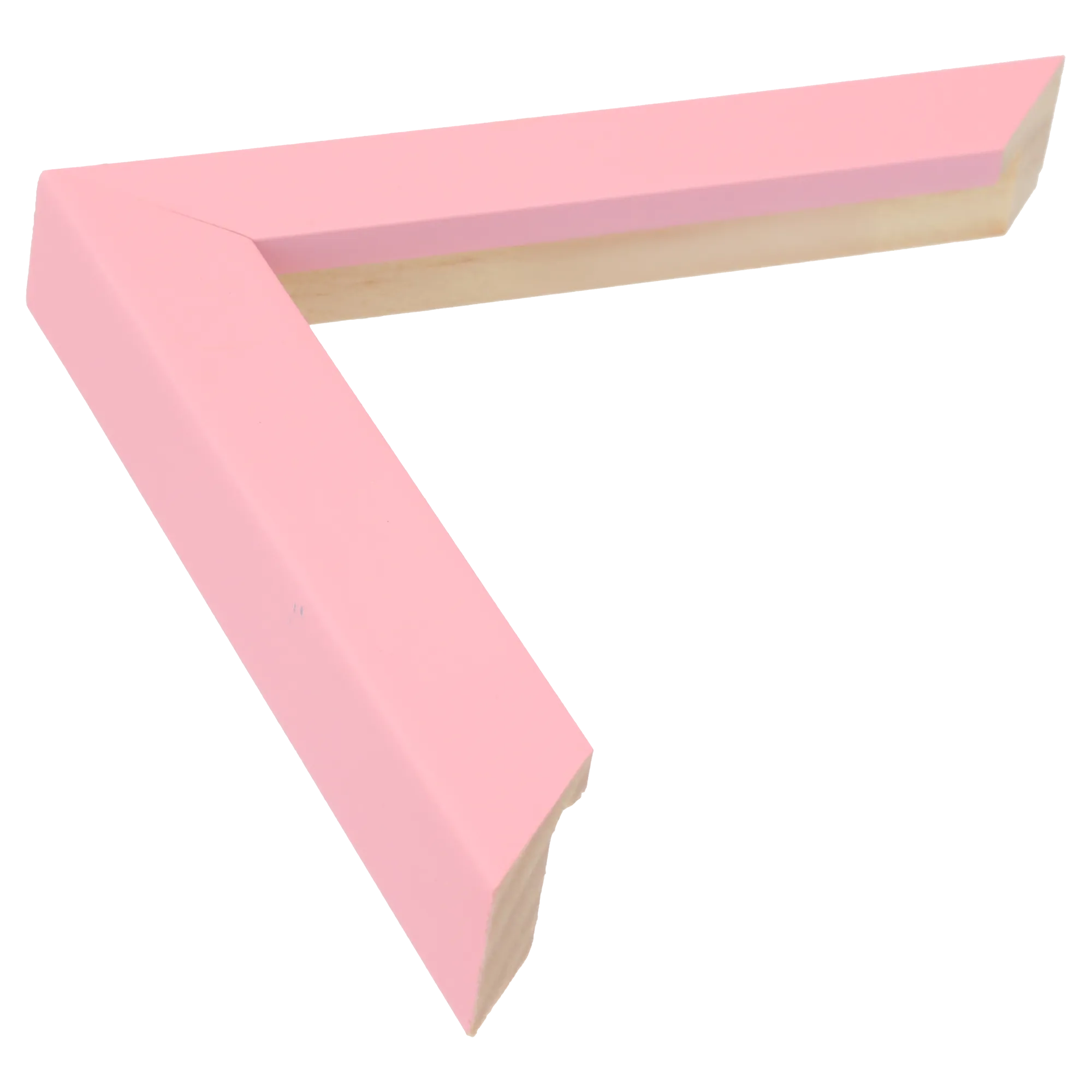 Cube in pink picture frame