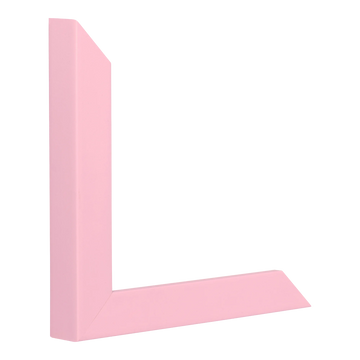 Cube in pink picture frame