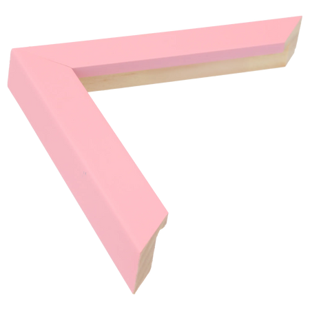 Cube in pink picture frame