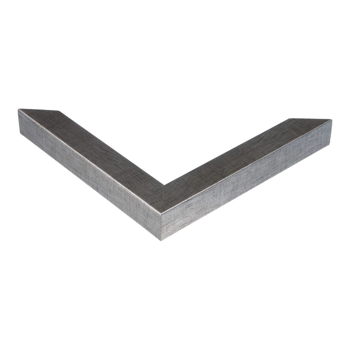 Corner view of Cube in pewter picture frame