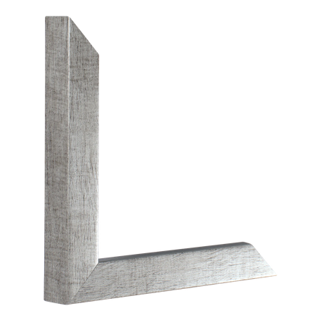 Vertical view of cube pewter picture frame