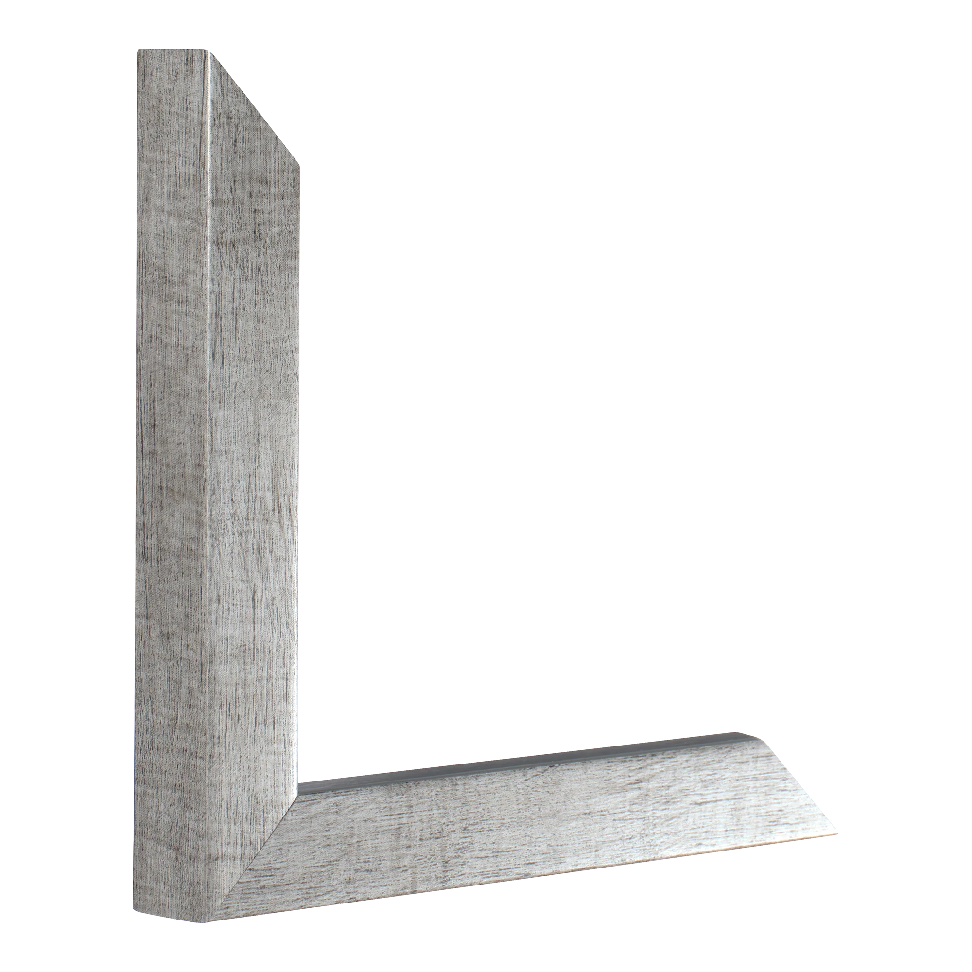 Vertical view of cube pewter picture frame