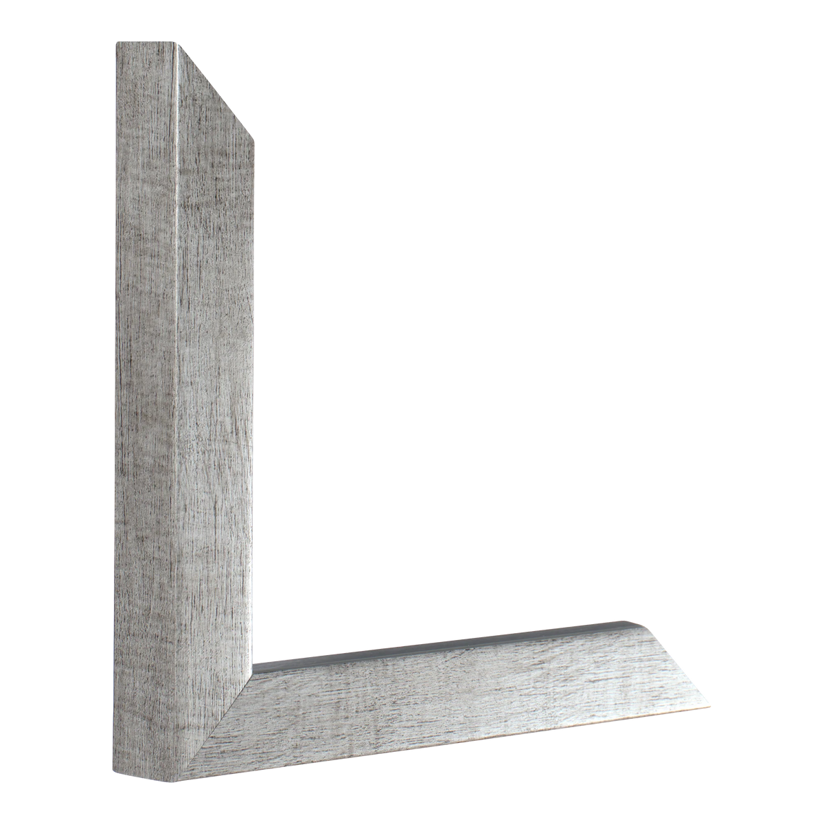 Vertical view of cube pewter picture frame