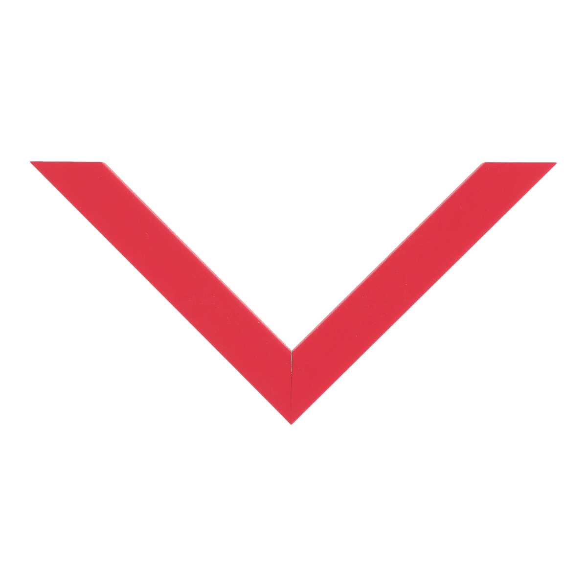 Top view of Cube picture frame in red