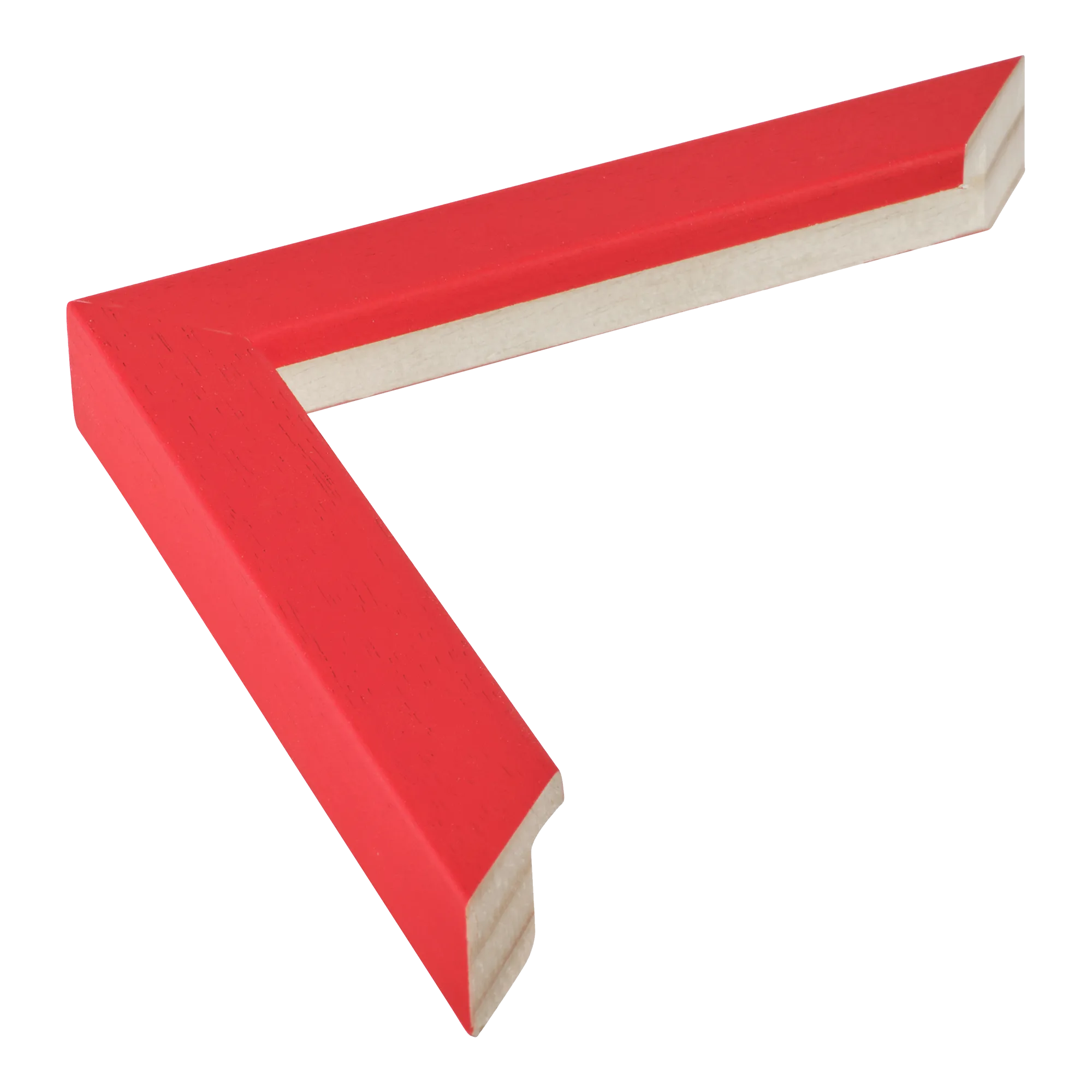 Cube in red picture frame