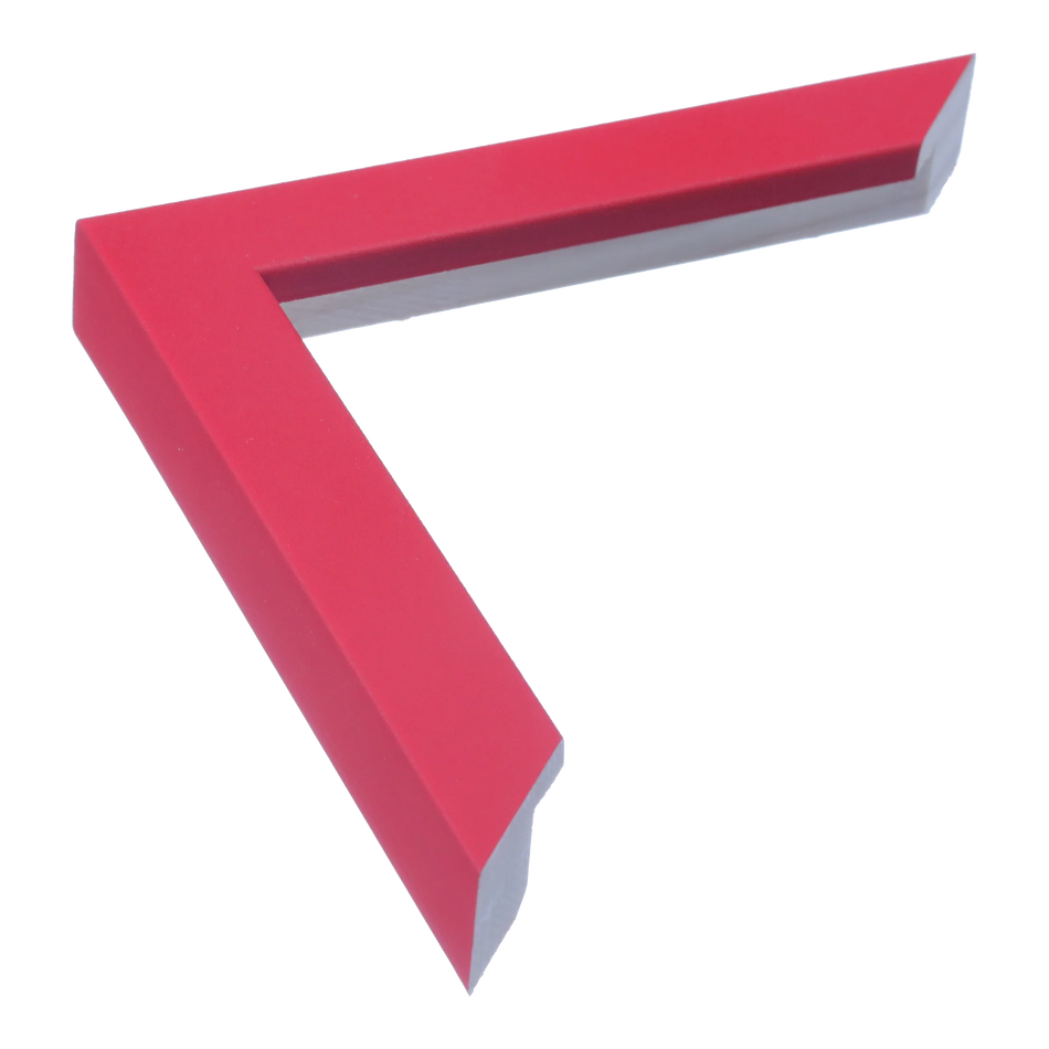 Cube in red picture frame