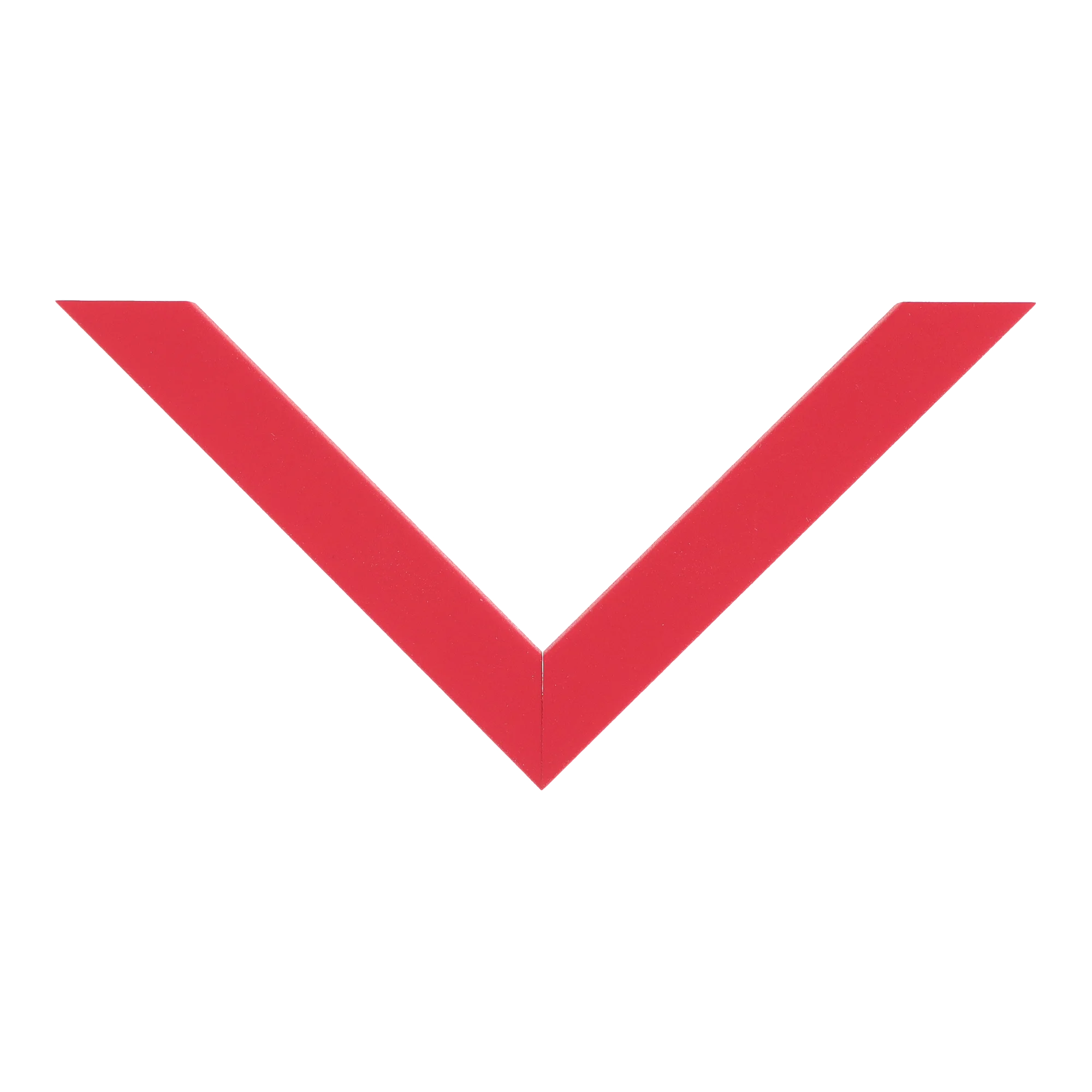 Top view of Cube picture frame in red