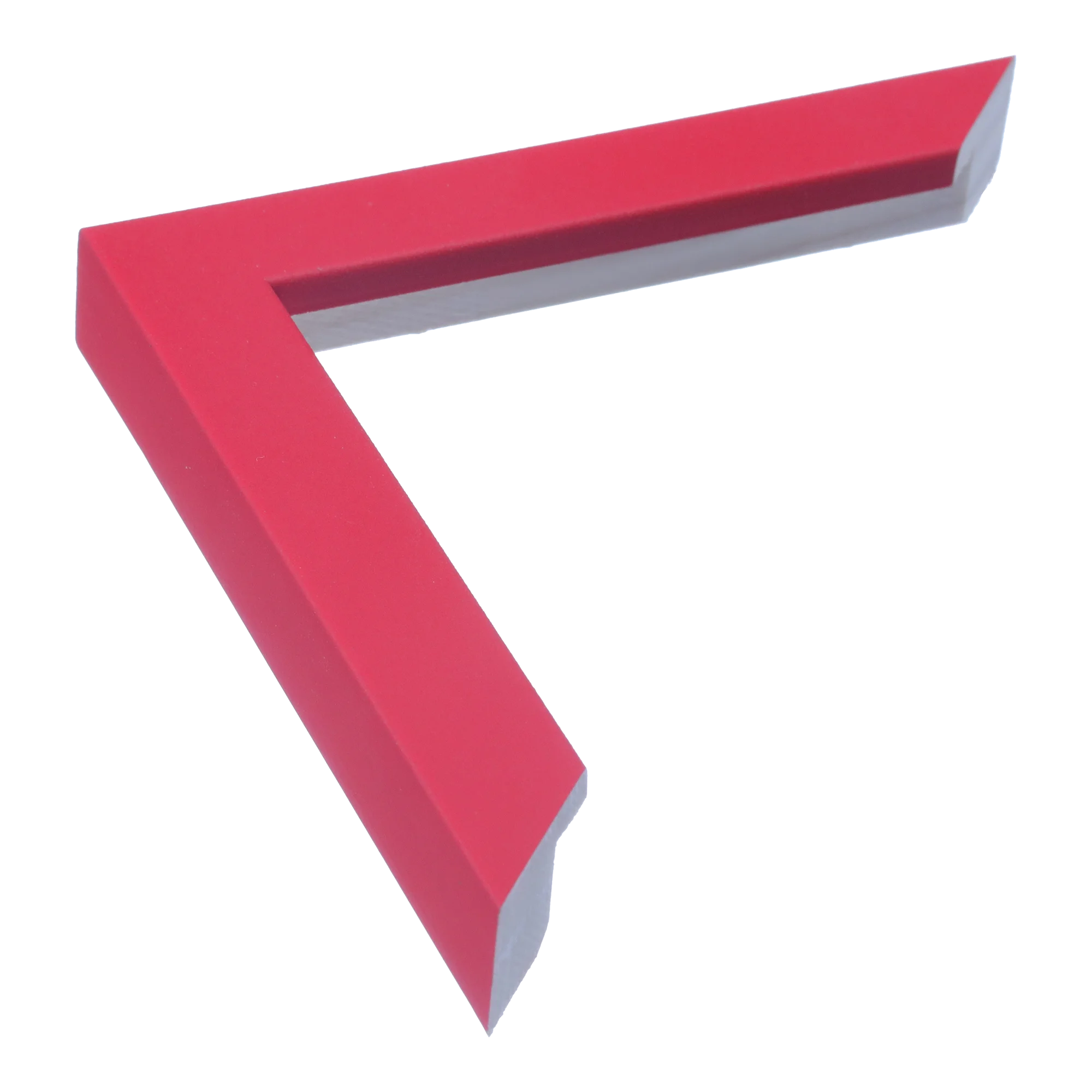 Cube in red picture frame