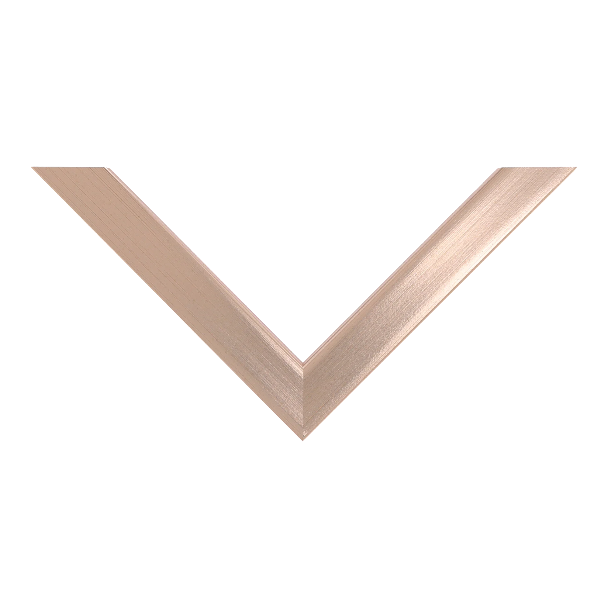 Top view of Cube picture frame in rose gold