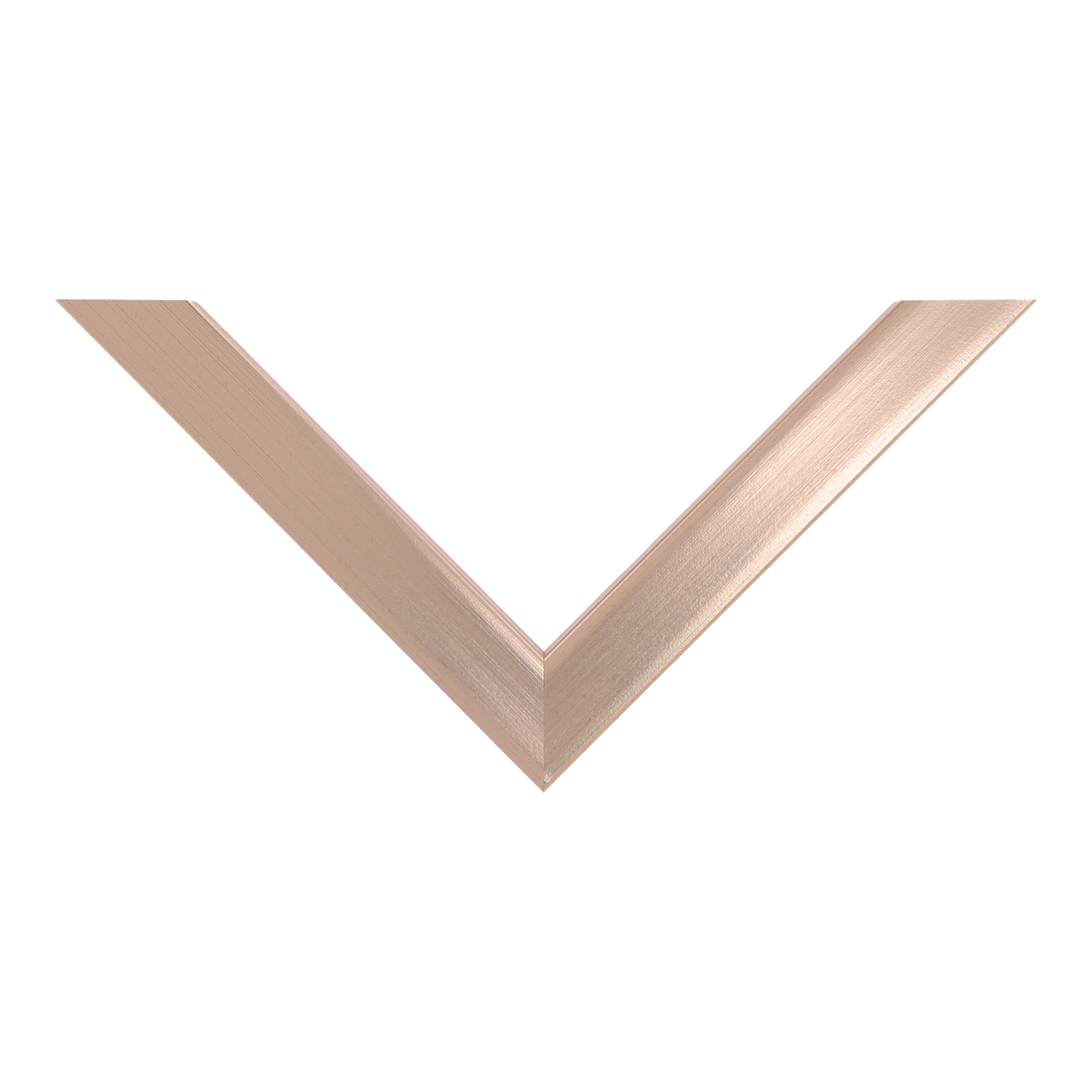 Top view of Cube picture frame in rose gold