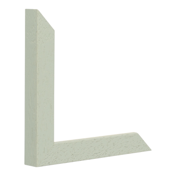 Vertical view of cube sage grain picture frame sample