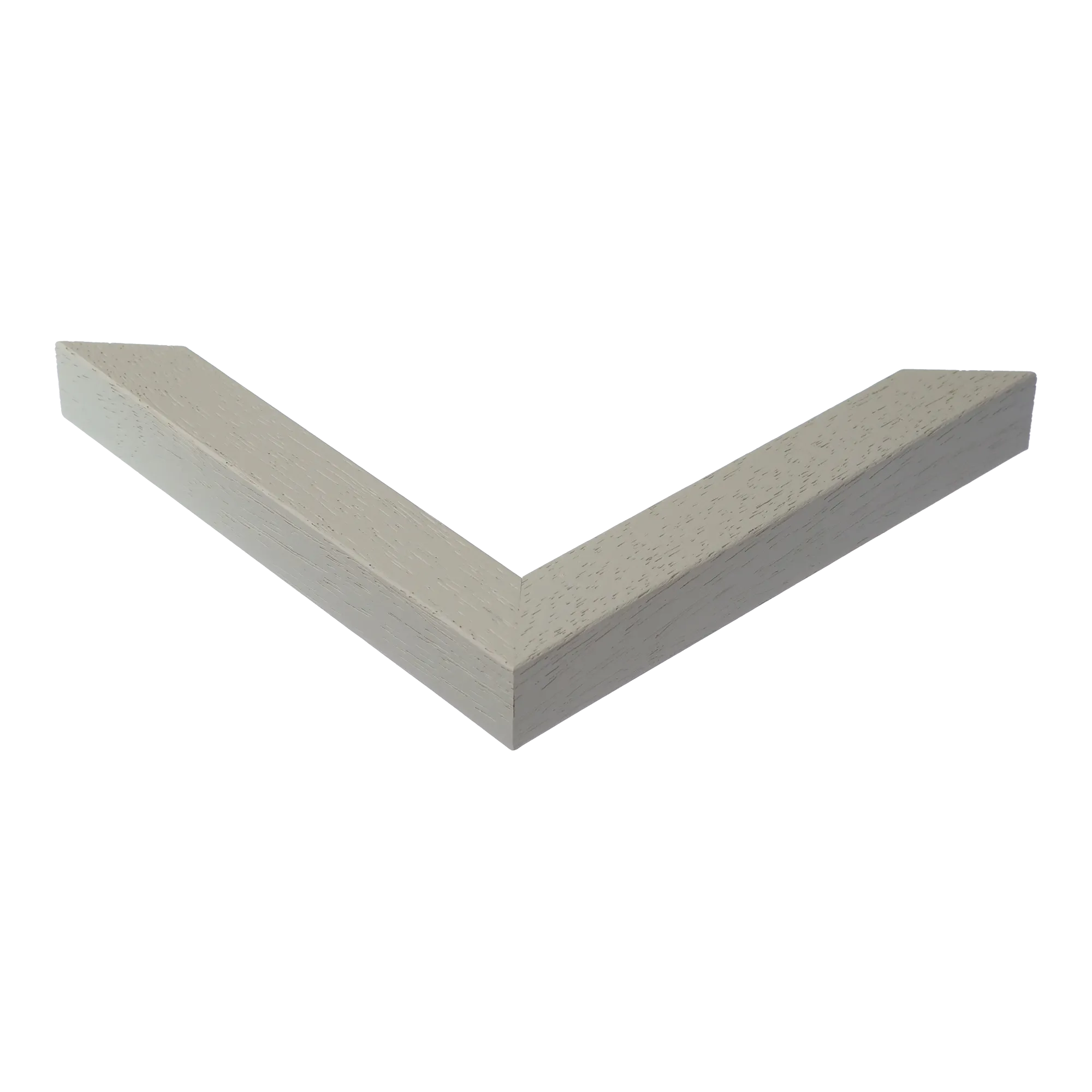 Corner view of Cube in sage grain picture frame