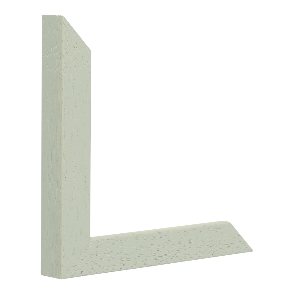 Vertical view of cube sage grain picture frame