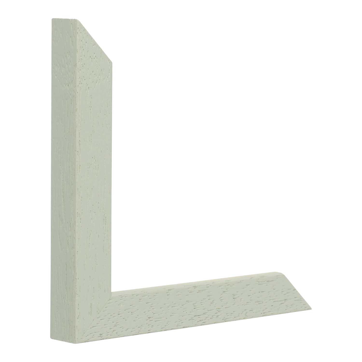 Vertical view of cube sage grain picture frame