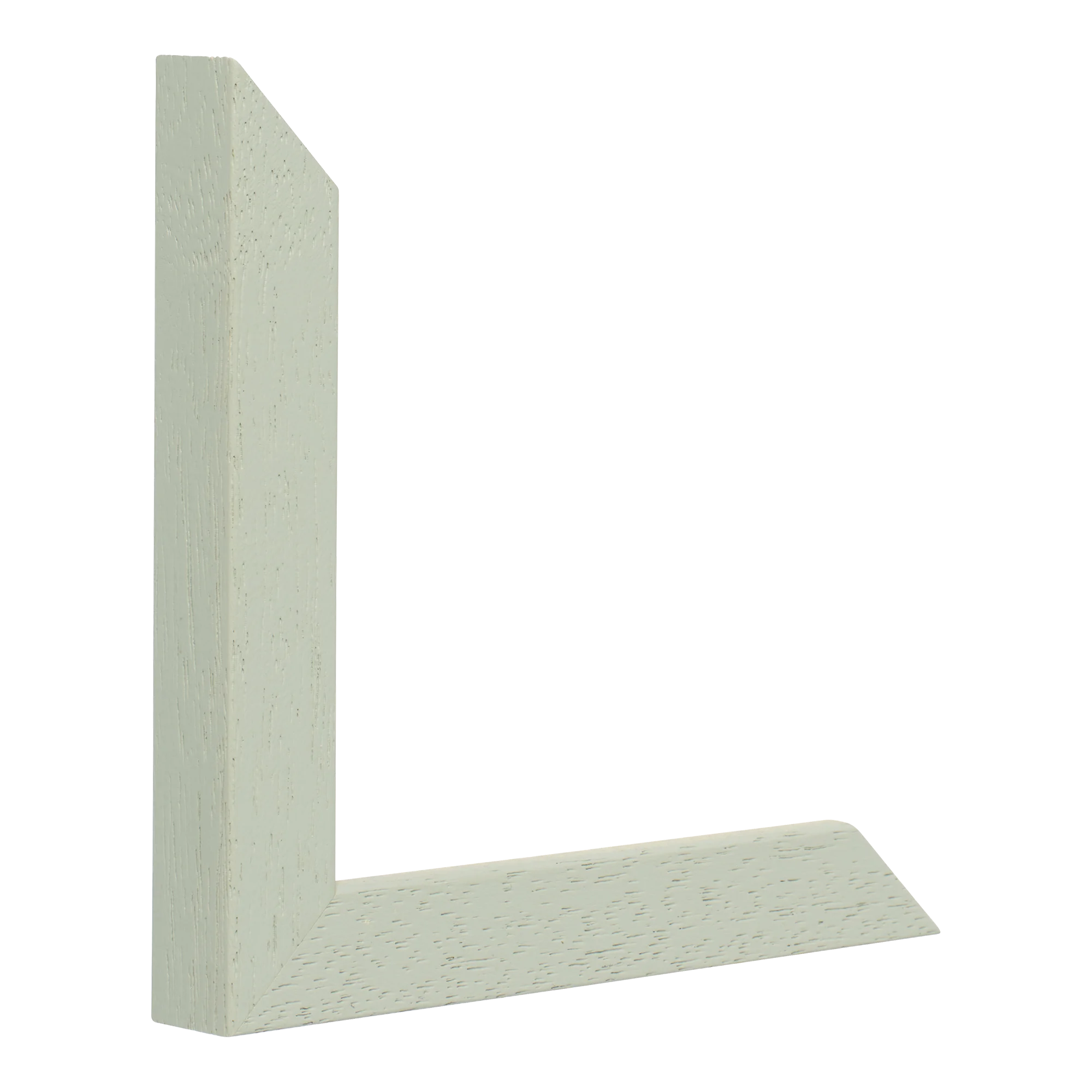 Vertical view of cube sage grain picture frame