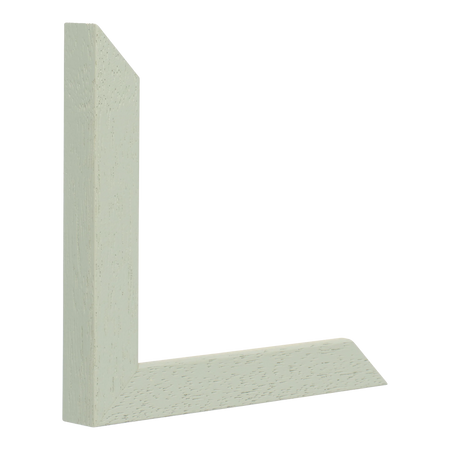 Vertical view of cube sage grain picture frame