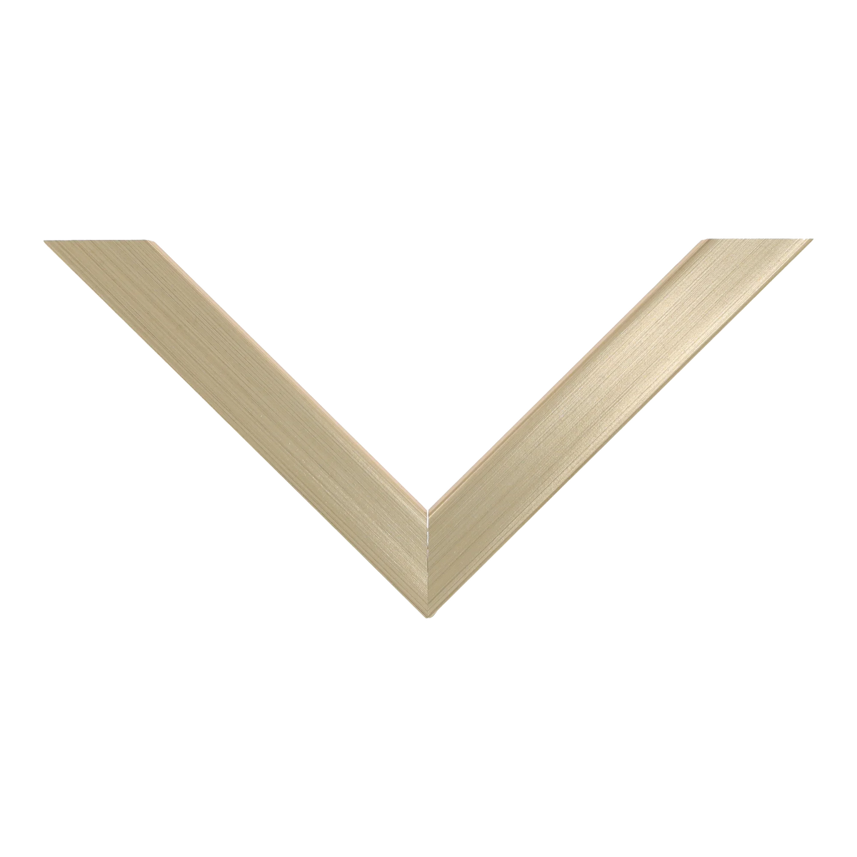 Top view of Cube picture frame in soft gold