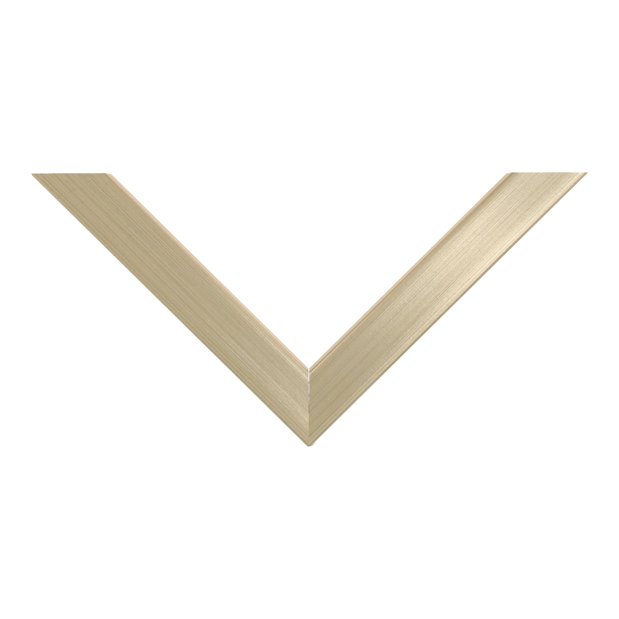 Top view of Cube picture frame in soft gold