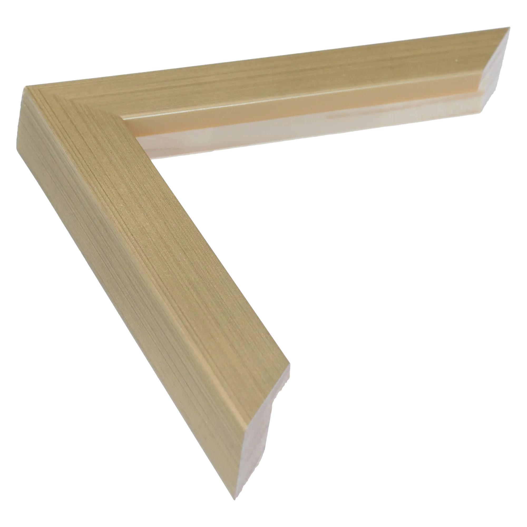 Cube in soft gold picture frame