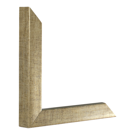 Vertical view of cube silver picture frame