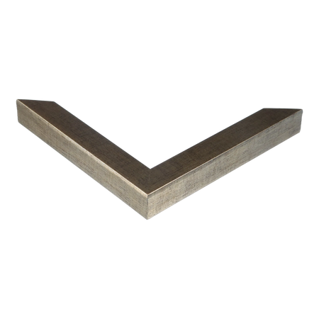 Corner view of Cube in silver picture frame