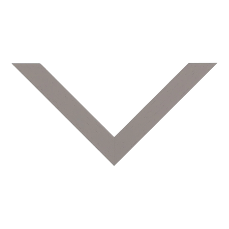 Top view of Cube picture frame in taupe grain