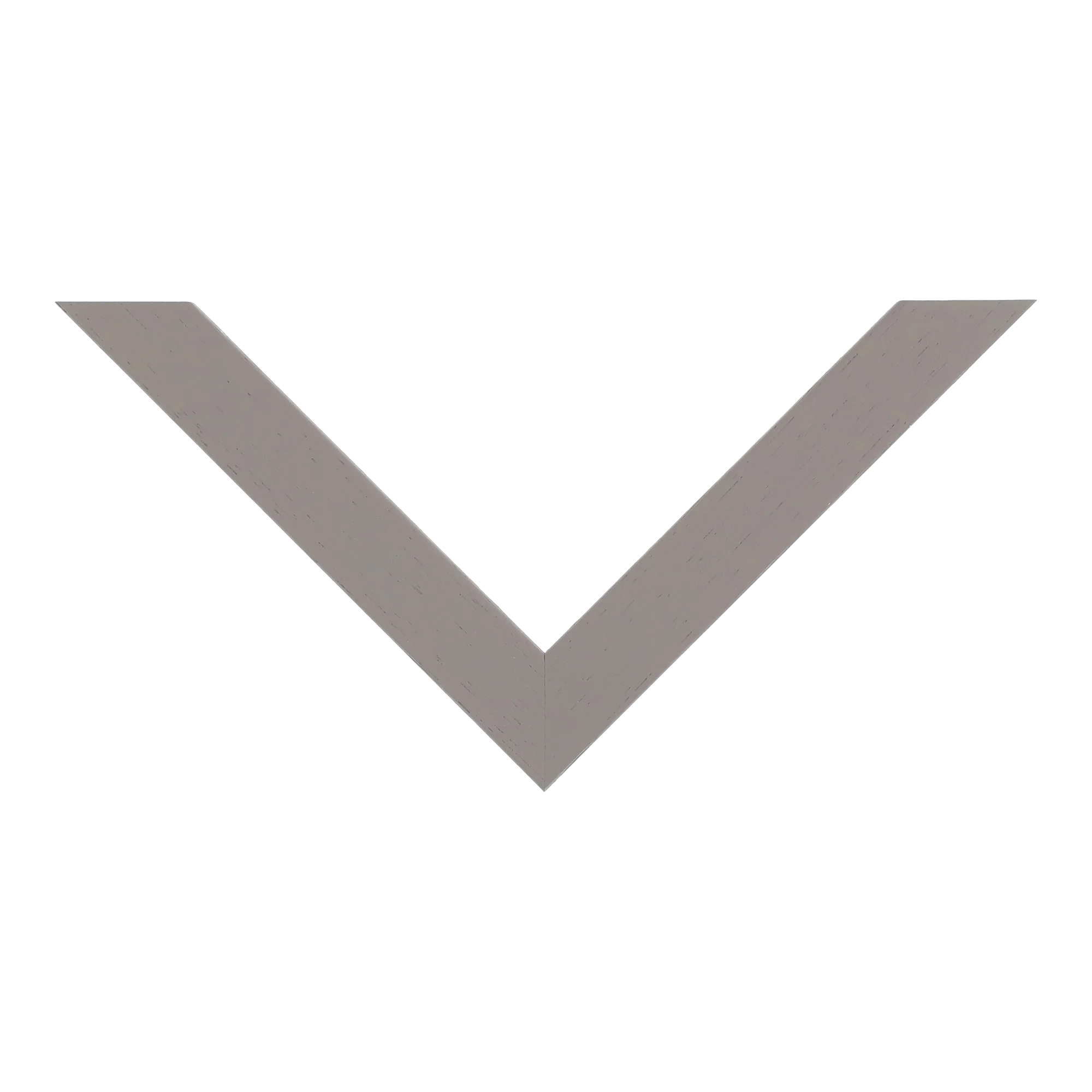 Top view of Cube picture frame in taupe grain