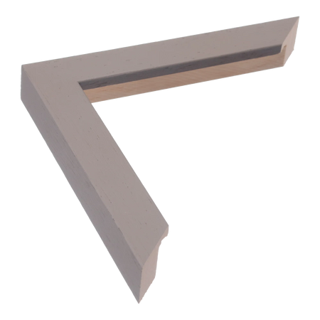 Cube in taupe grain picture frame