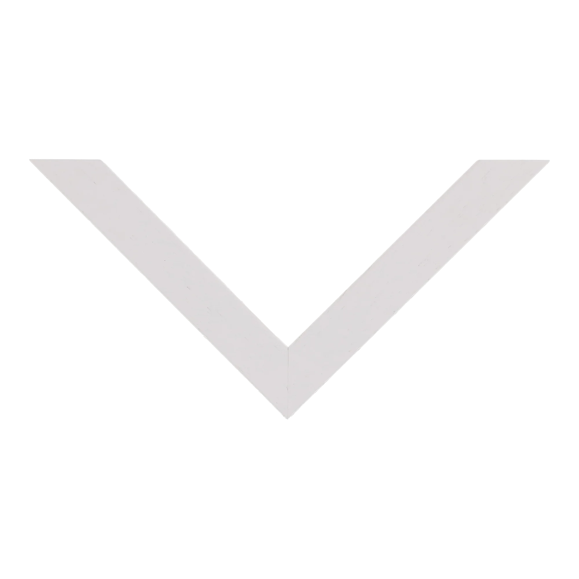 Top view of Cube picture frame in white grain